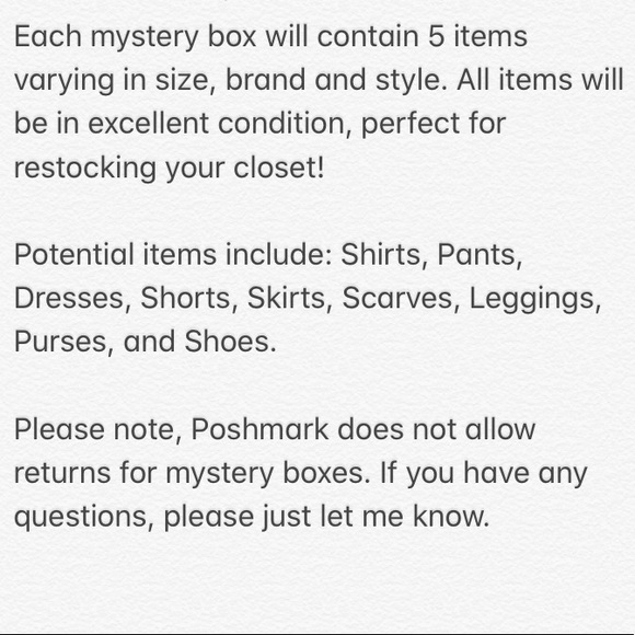 $20 Reseller Mystery Box: 5 Items per Box - Picture 2 of 5
